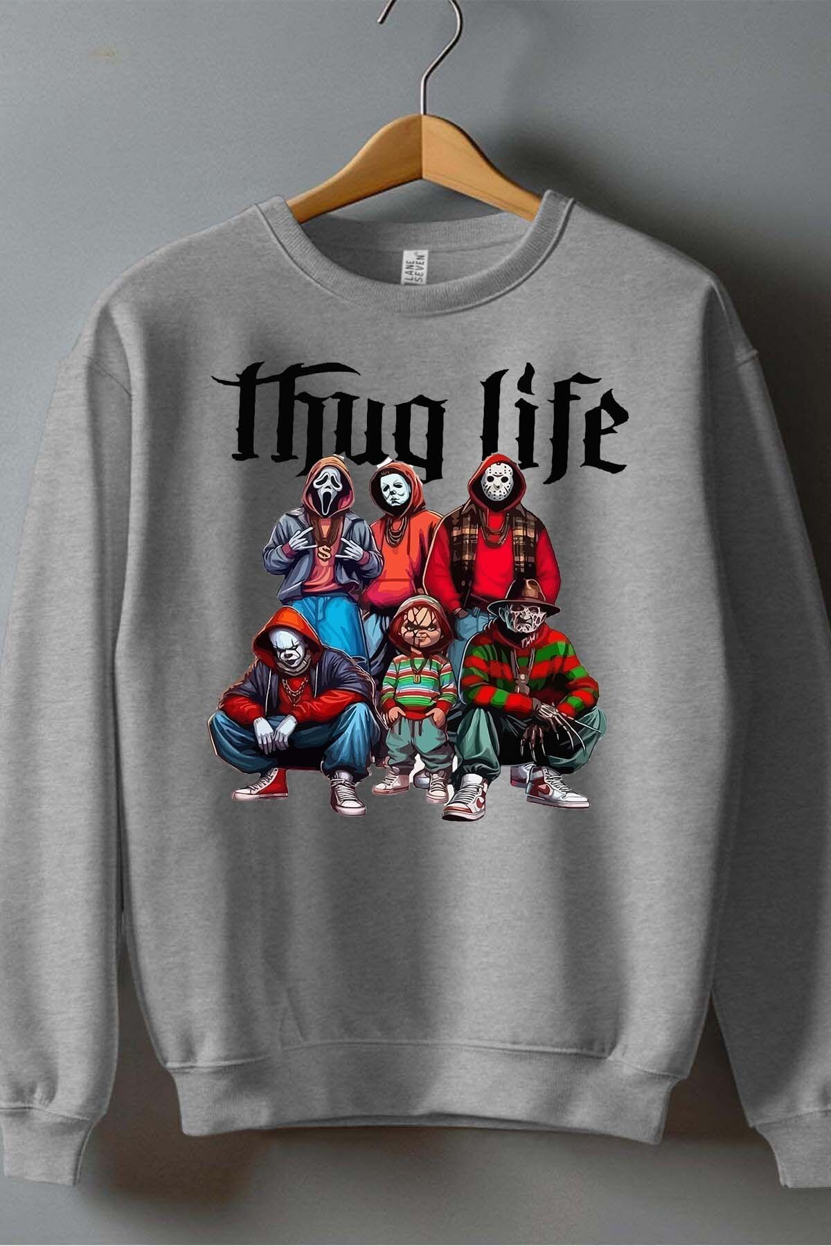 Mayorista I.A.L.D FRANCE - Thug Horror - Sudadera de cuello redondo para niño