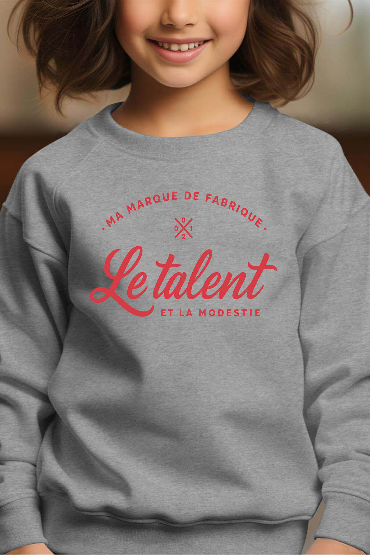 Grossista I.A.L.D FRANCE - Marchio di talenti - felpa rotonda da ragazza