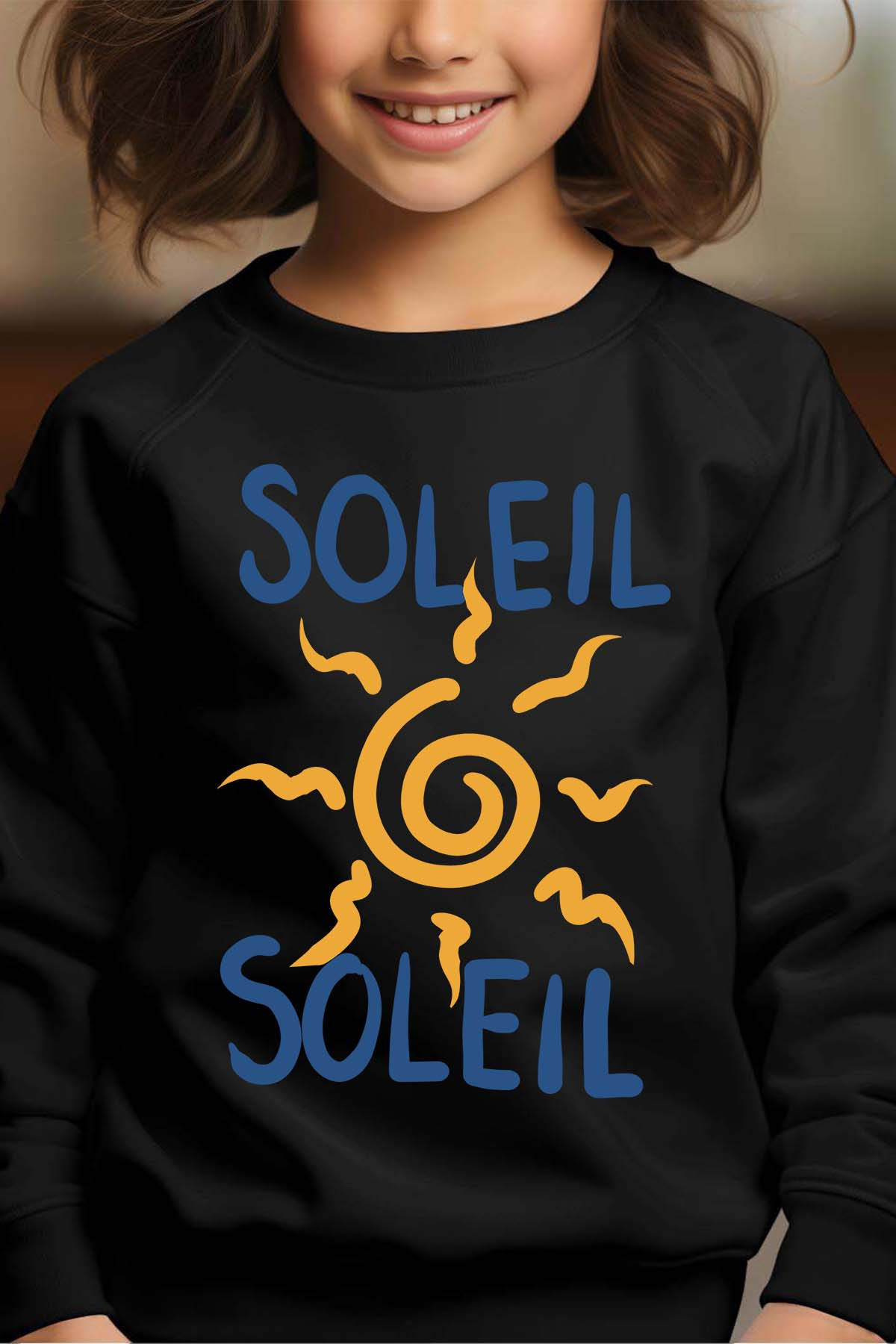 Grossista I.A.L.D FRANCE - Soleil 2fois - Felpa girocollo ragazza