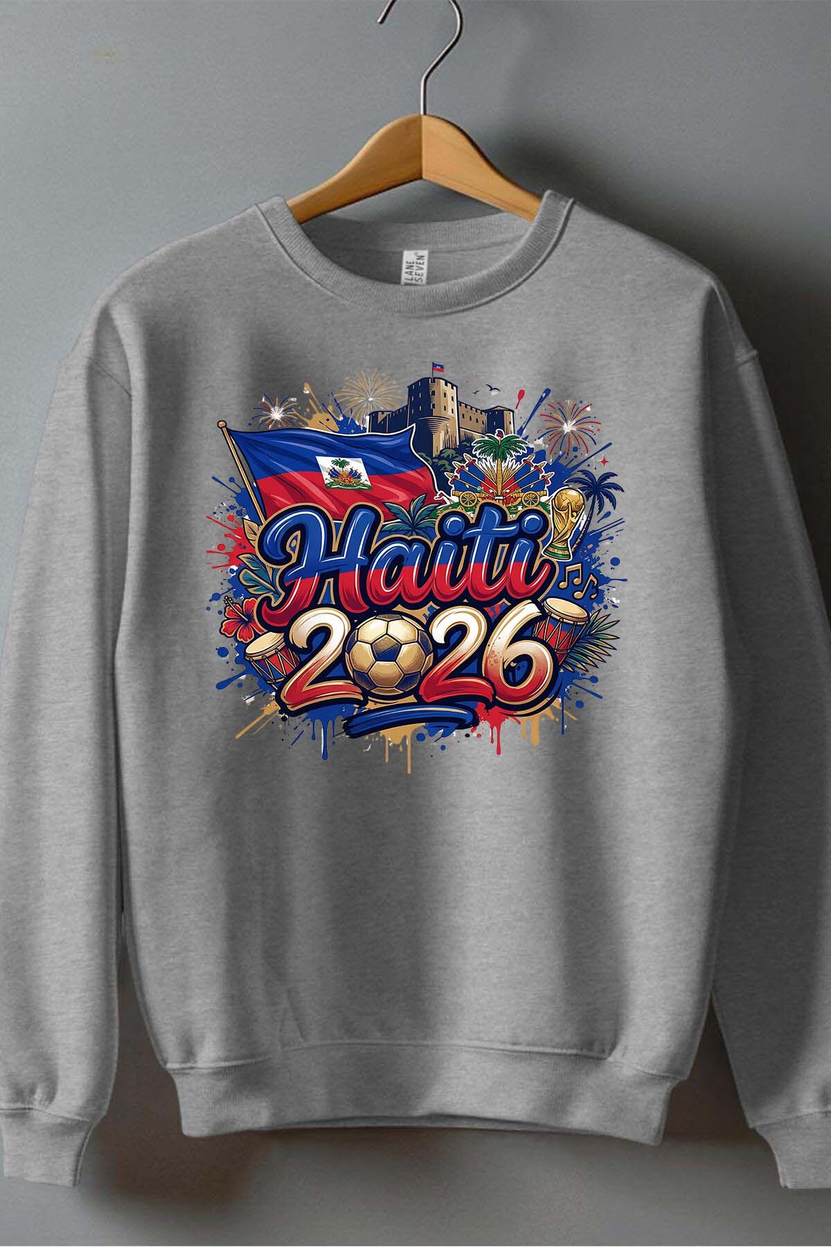 Grossiste I.A.L.D FRANCE - Cdm26 Haiti - Sweat Col Rond Garçon