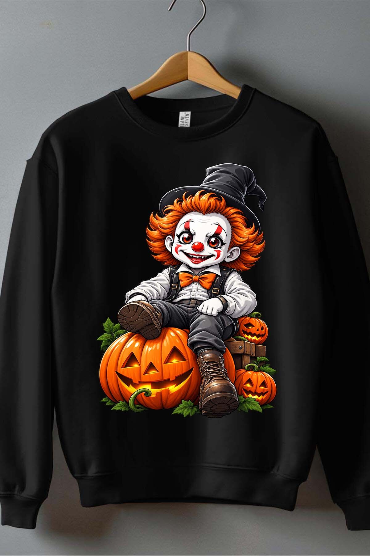 Grossiste I.A.L.D FRANCE - Pennywise halloween - Sweat Col Rond Garçon