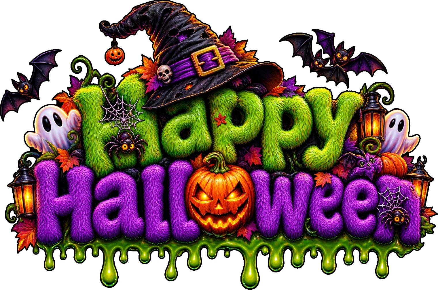 Grossiste I.A.L.D FRANCE - Amis spooky halloween - Sweat Col Rond Fille