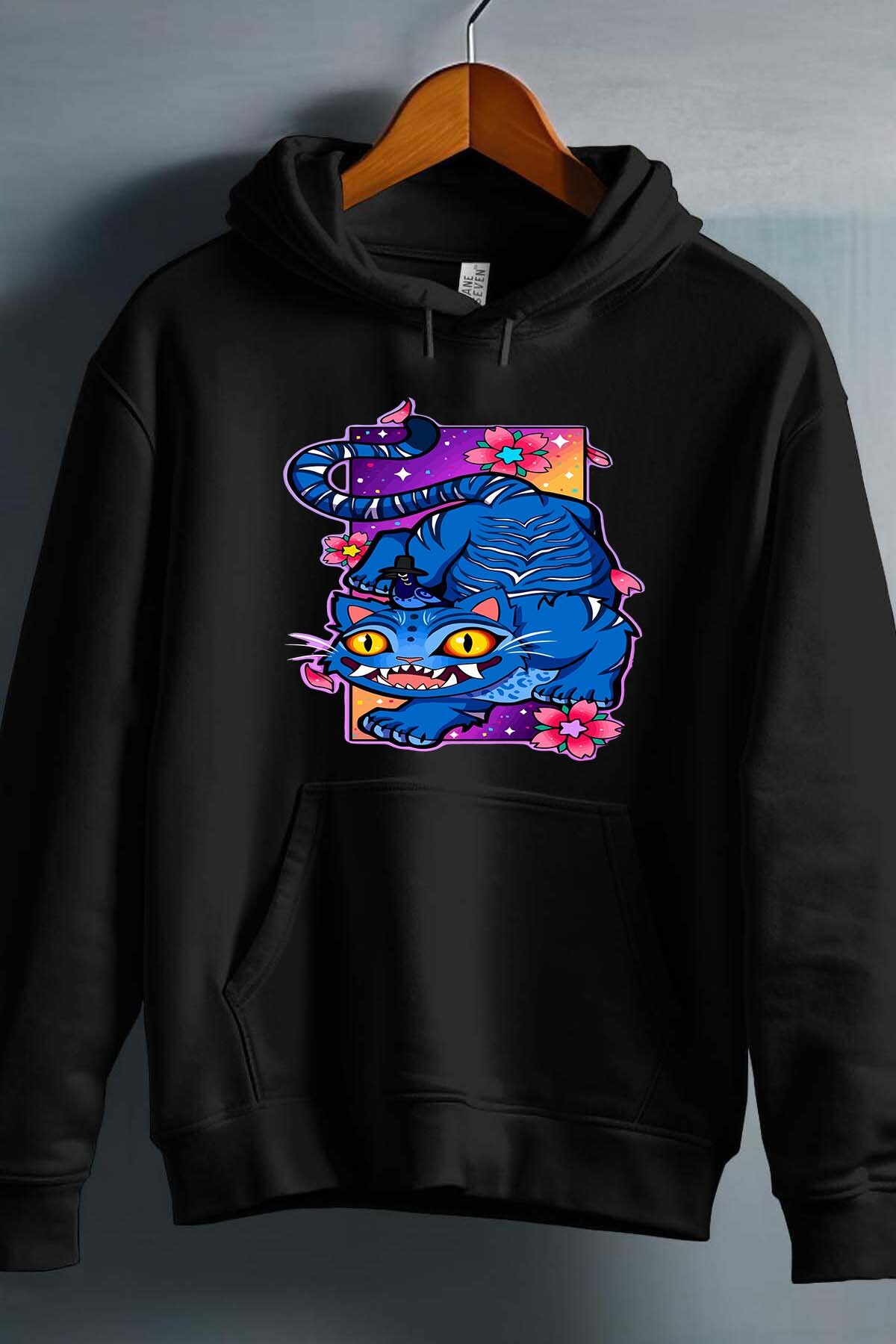 Grossiste I.A.L.D FRANCE - Cat Kpop flower - Sweat Capuche Fille