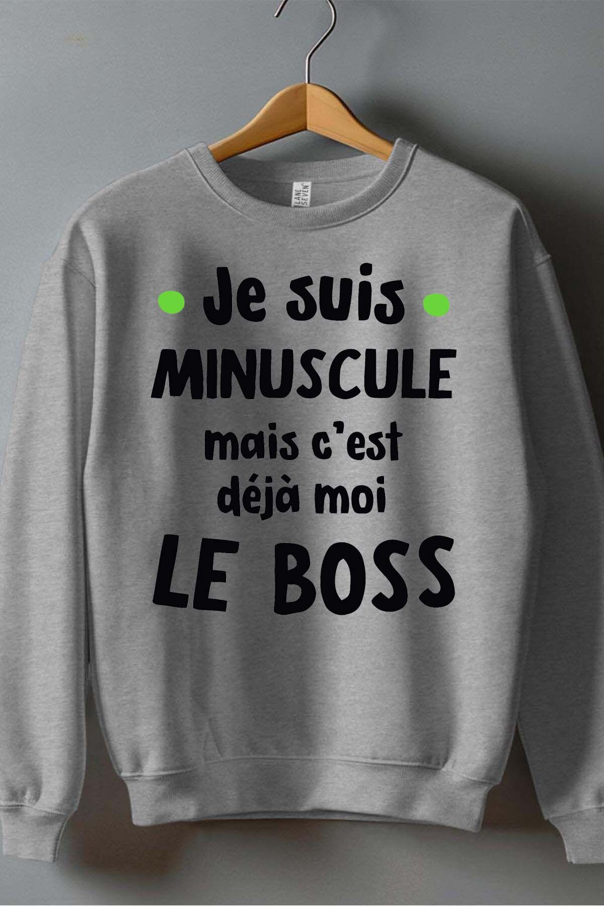Grossiste I.A.L.D FRANCE - Minuscule Boss - Sweat Col Rond Garçon