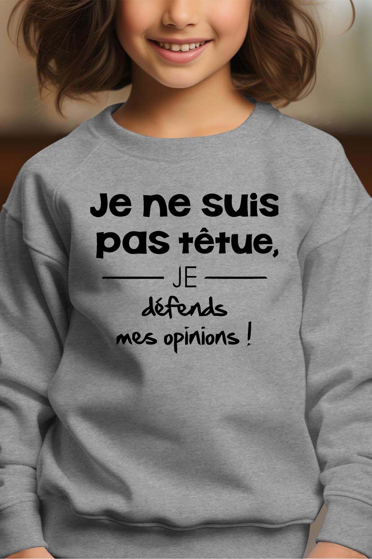 Großhändler I.A.L.D FRANCE - Pas Têtue Femme - Rundhals-Sweatshirt Mädchen
