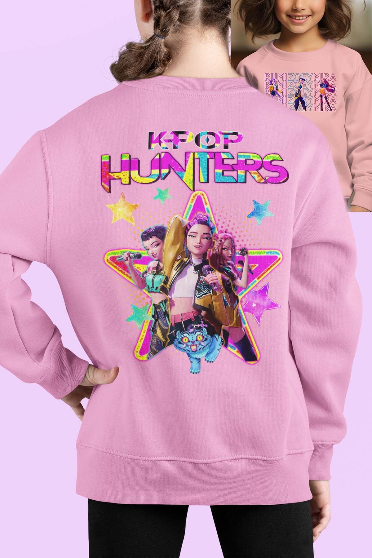 Mayorista I.A.L.D FRANCE - Kpop Hunters - Sudadera con cuello redondo para chica