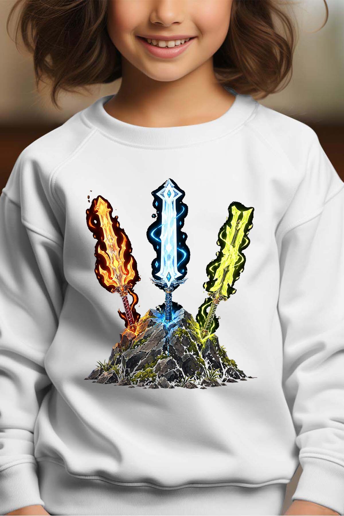 Wholesaler I.A.L.D FRANCE - Elemental swords btow - Crewneck sweatshirt Girl