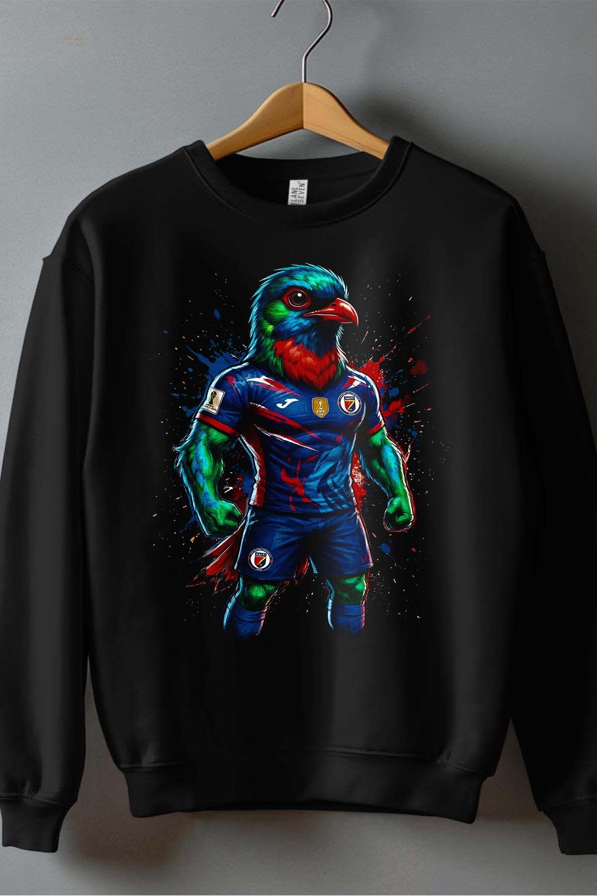 Grossiste I.A.L.D FRANCE - Haiti 1 Mascot - Sweat Col Rond Garçon