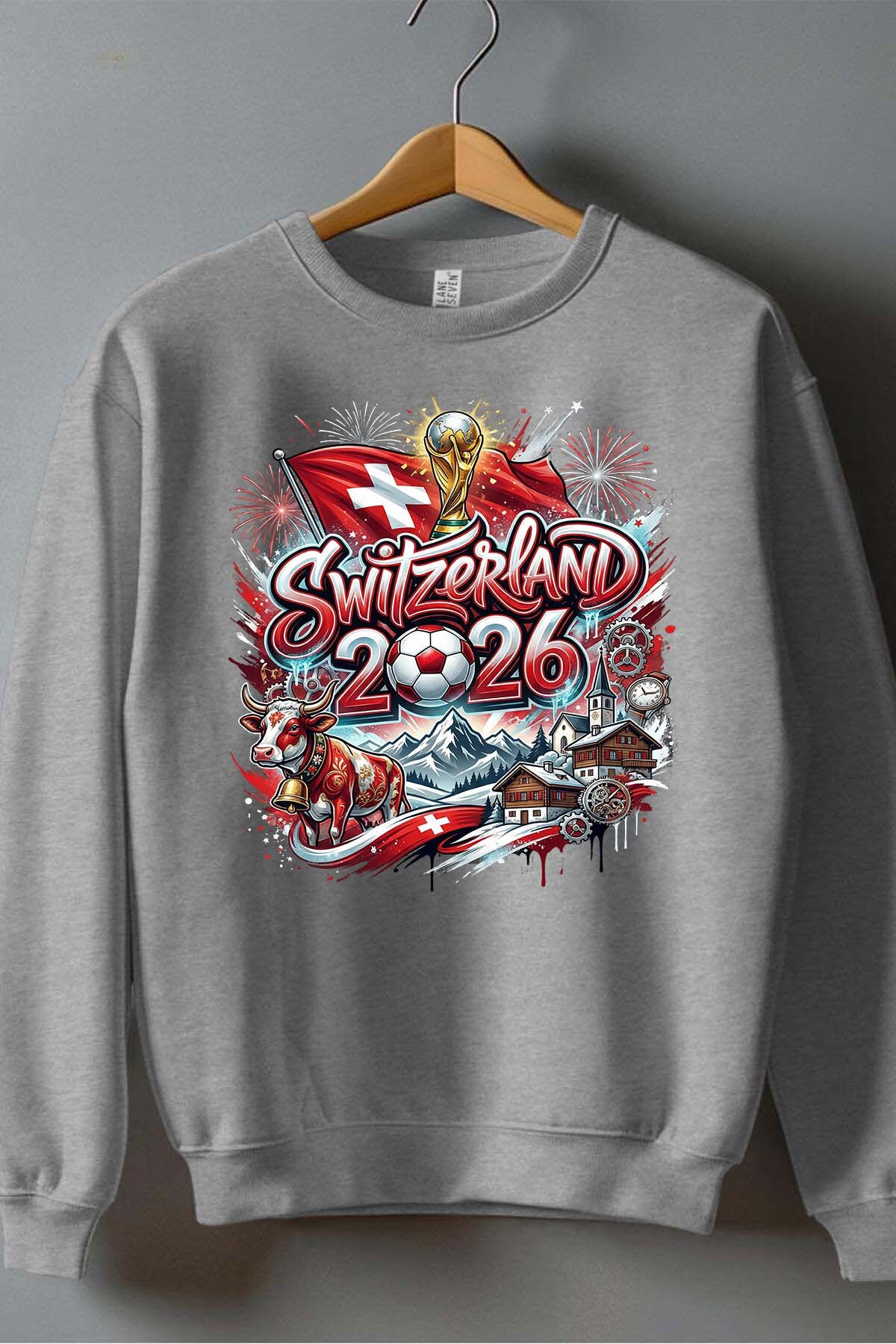 Grossiste I.A.L.D FRANCE - Cdm26 Switzerland - Sweat Col Rond Garçon