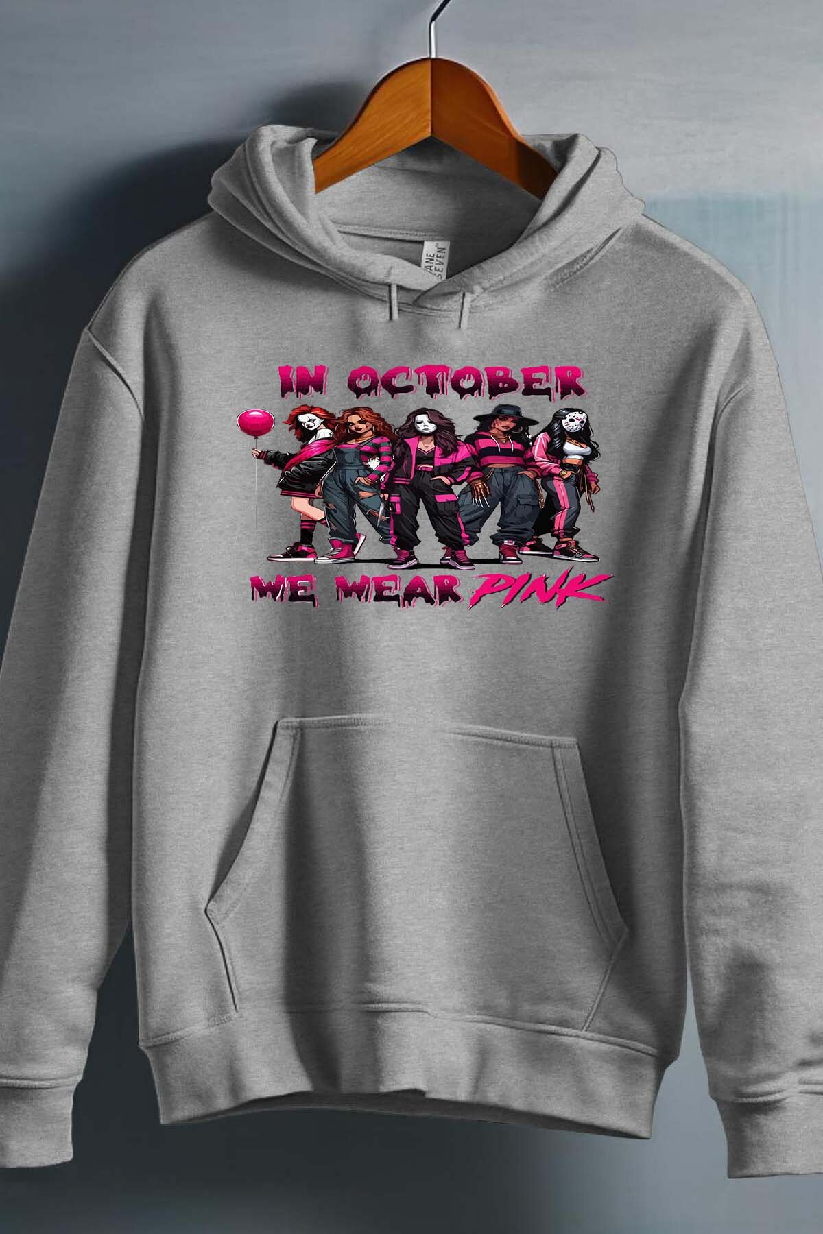 Wholesaler I.A.L.D FRANCE - Wear Pink Girl demon - Hooded sweatshirt Girl