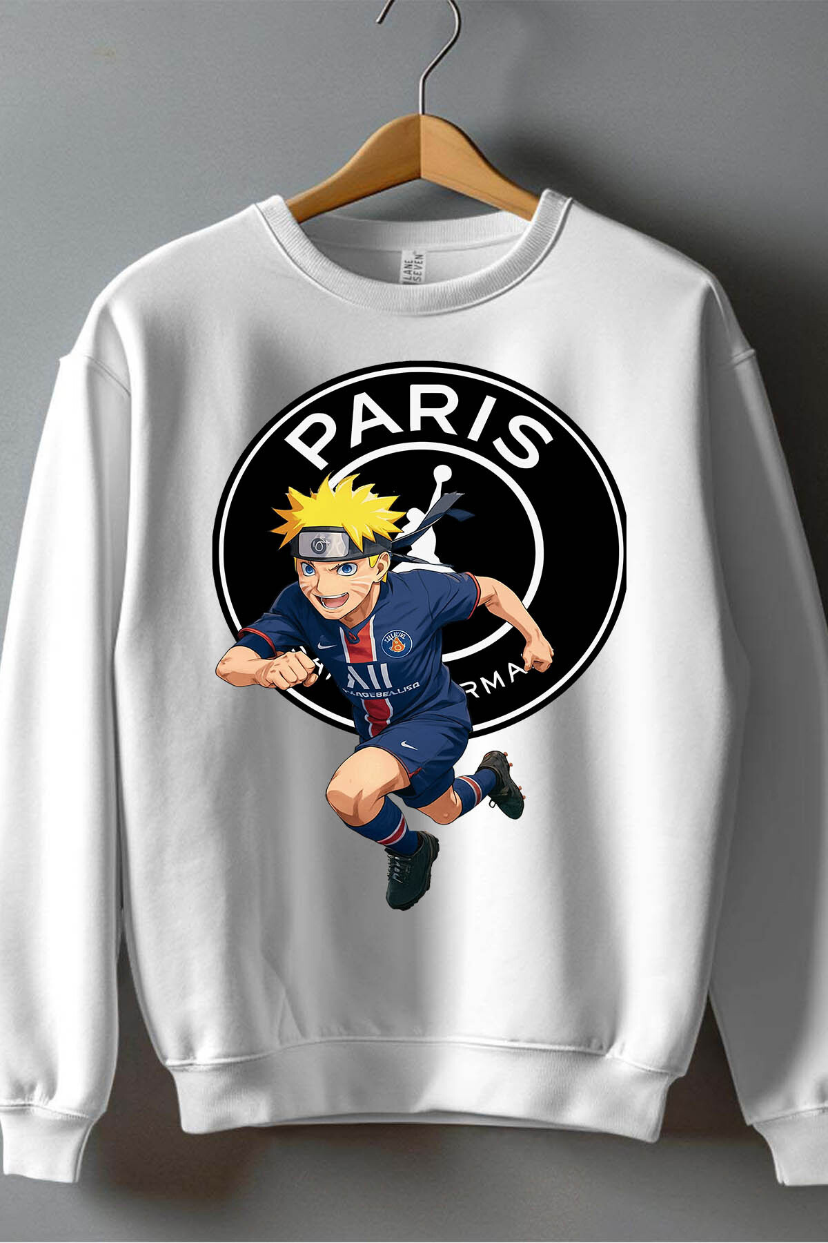 Großhändler I.A.L.D FRANCE - Naruto PSG - Junge runder Nacken -Sweatshirt