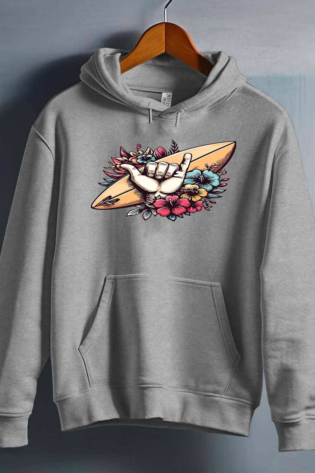 Großhändler I.A.L.D FRANCE - Surf Hand Flower - Kapuzenpullover Mädchen