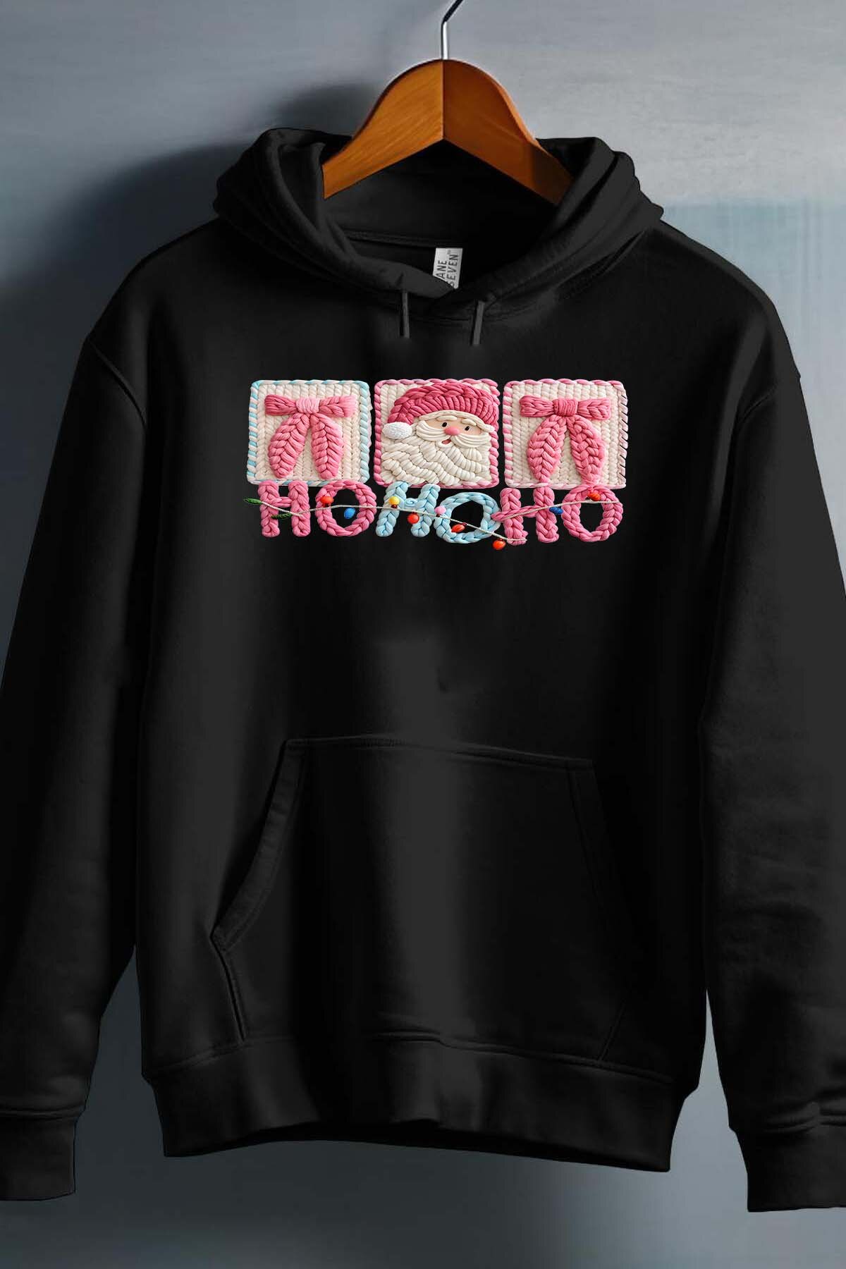 Großhändler I.A.L.D FRANCE - Faux-Garn Ho Ho - Kapuzenpullover Mädchen