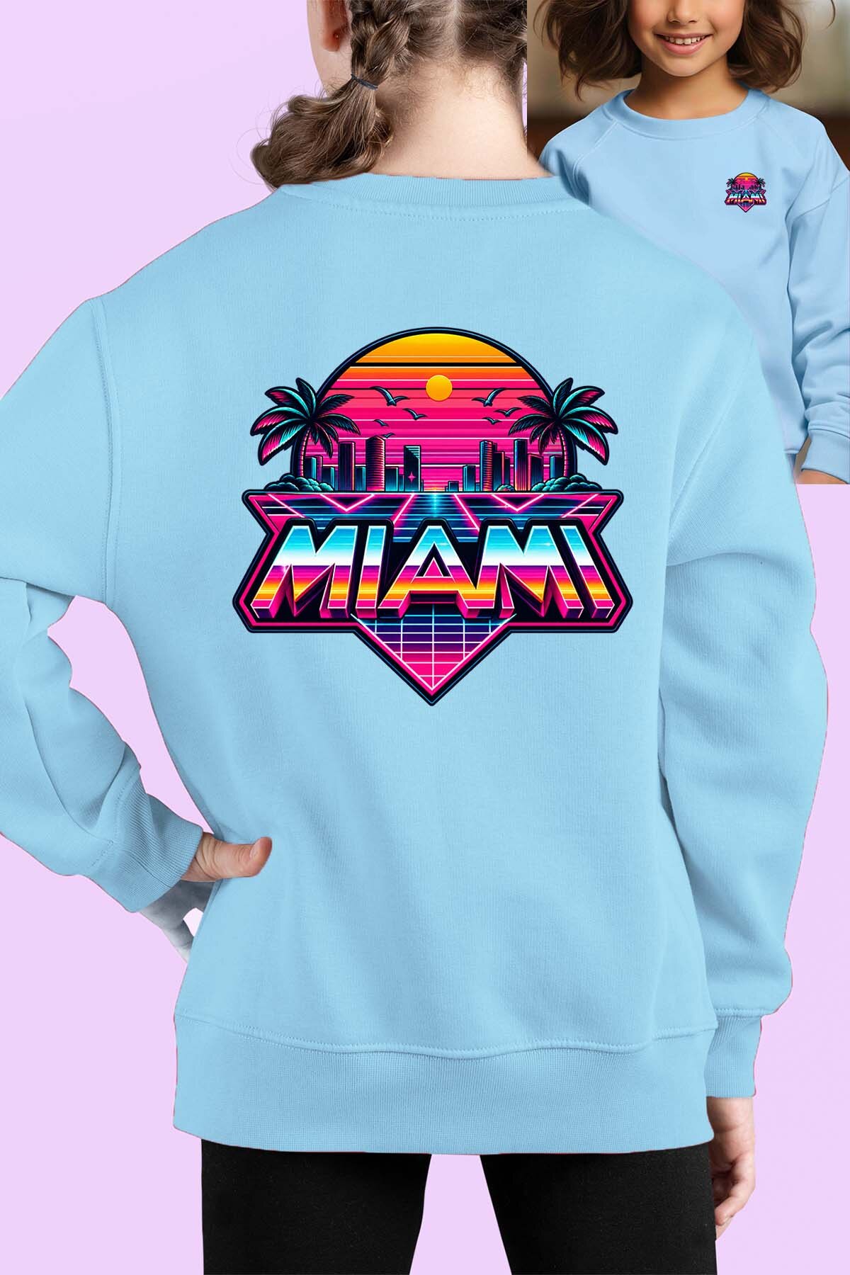 Wholesaler I.A.L.D FRANCE - 05 v miami - Crewneck sweatshirt Girl
