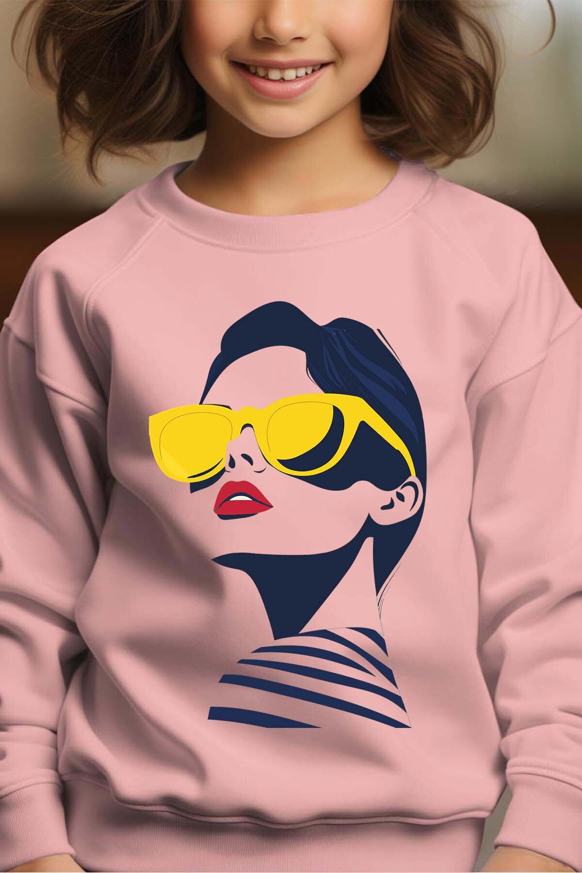 Grossiste I.A.L.D FRANCE - Golden Shades - Sweat Col Rond Fille