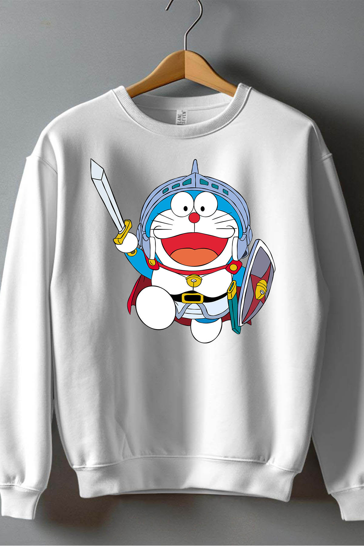 Großhändler I.A.L.D FRANCE - Blaue Rüstung - Junge runder Nacken -Sweatshirt