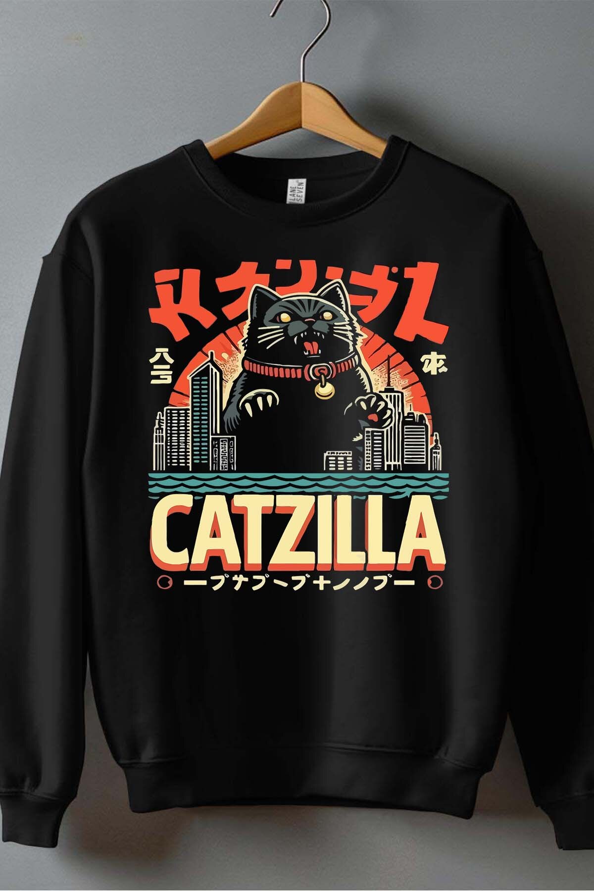 Großhändler I.A.L.D FRANCE - Catzilla Town - Jungen Crewneck-Sweatshirt