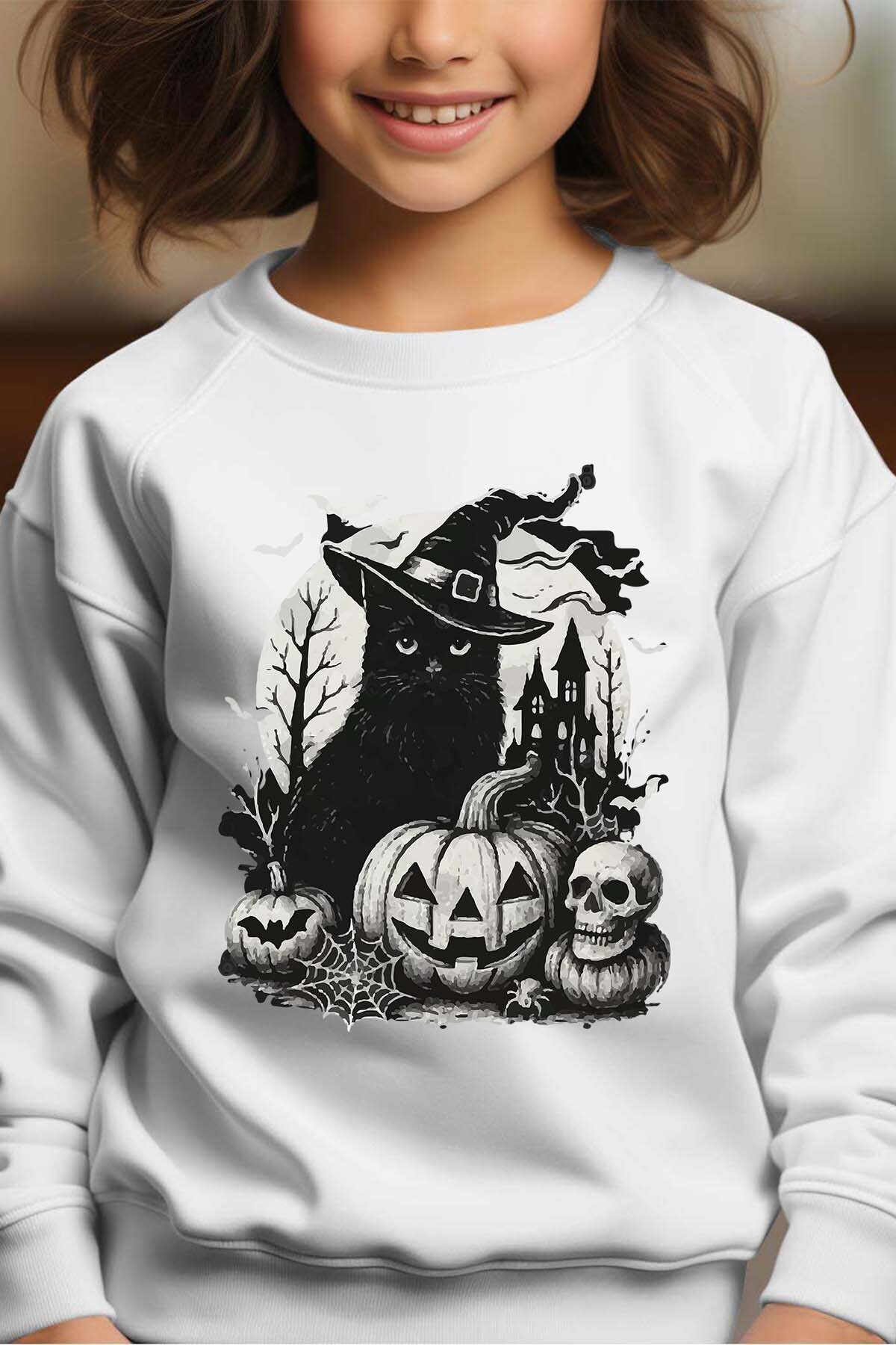 Mayorista I.A.L.D FRANCE - Calabaza de Bruja - Sudadera de cuello redondo Niña