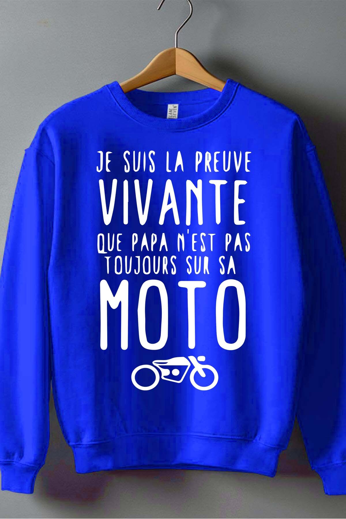 Mayorista I.A.L.D FRANCE - La preuve Moto - Sudadera con cuello redondo Niño