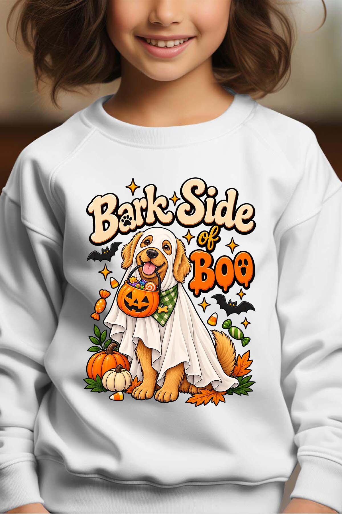 Wholesaler I.A.L.D FRANCE - Bark sid halloween - Crewneck sweatshirt Girl