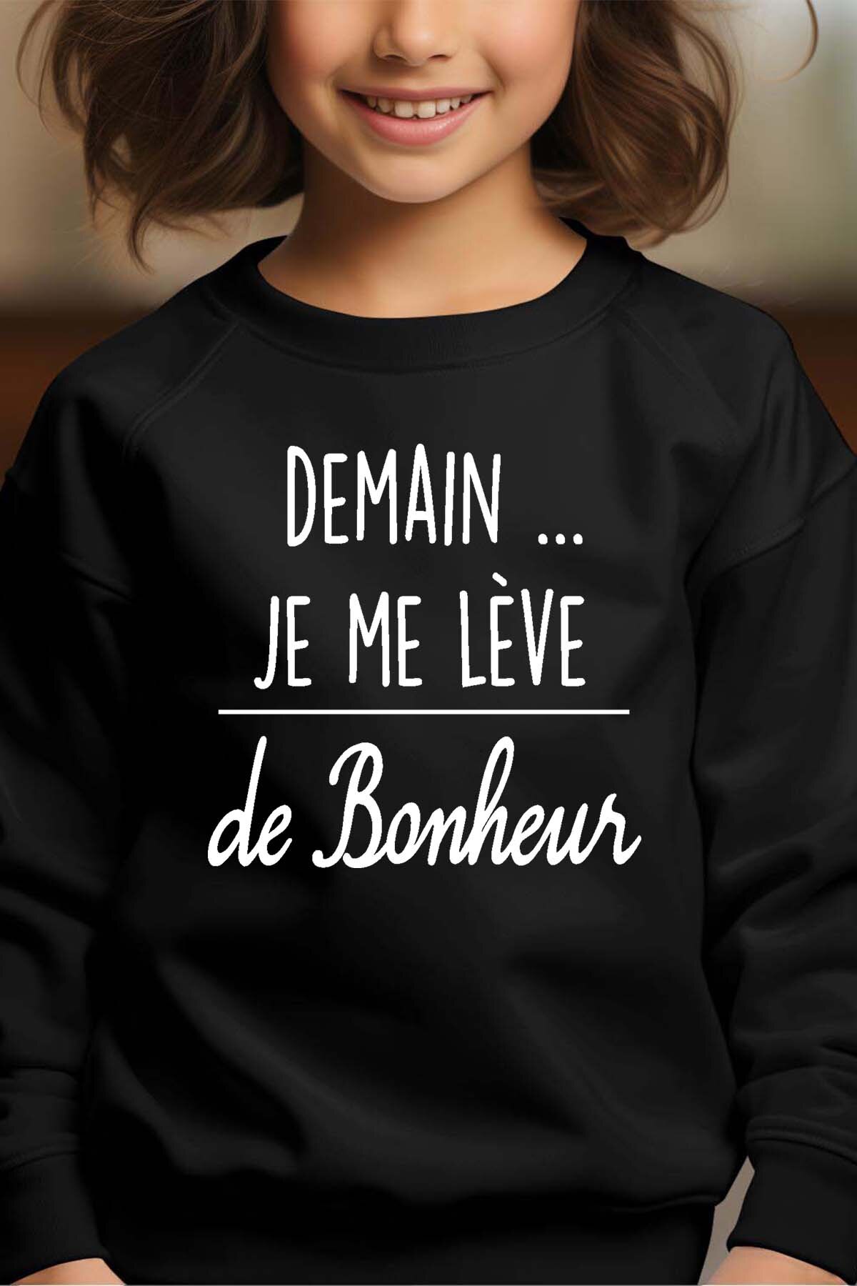 Großhändler I.A.L.D FRANCE - Morgen stehe ich früh auf - Rundhals-Sweatshirt Mädchen
