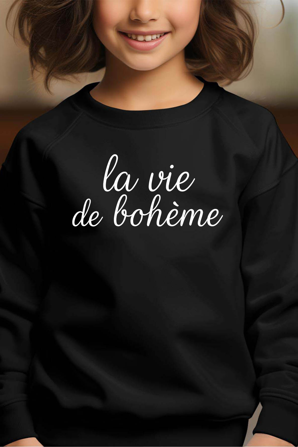 Grossiste I.A.L.D FRANCE - LVDB - Sweat Col Rond Fille