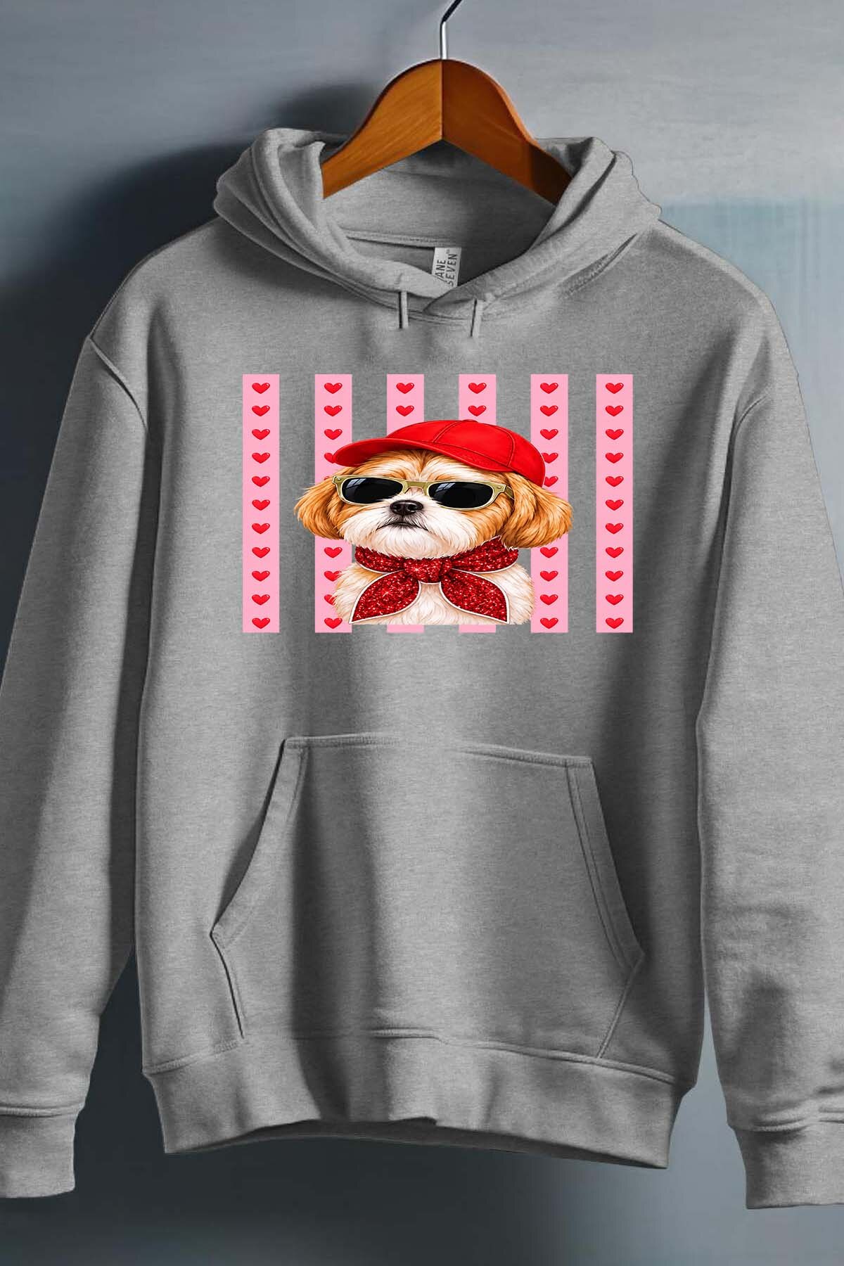 Grossiste I.A.L.D FRANCE - Dog cap glass fashion - Sweat Capuche Fille