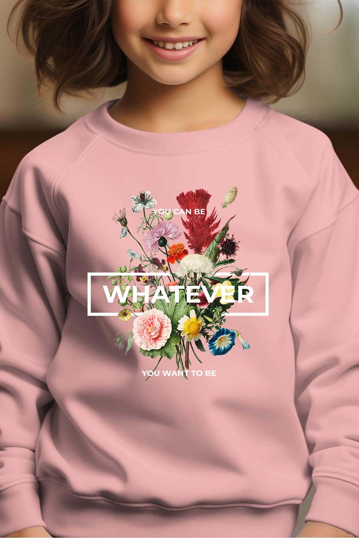 Großhändler I.A.L.D FRANCE - Sei was auch immer - Rundhals-Sweatshirt Mädchen