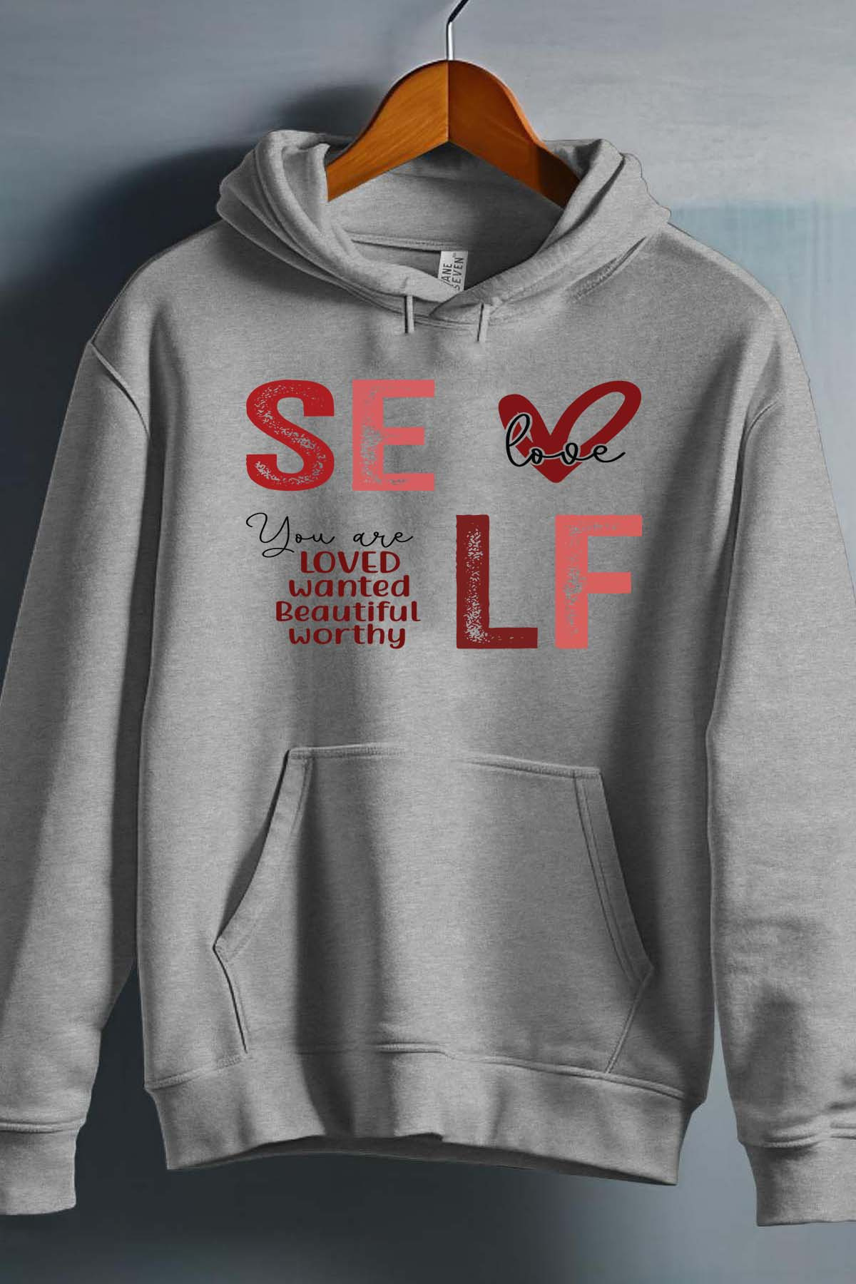 Grossiste I.A.L.D FRANCE - SELF Valentine LOVE - Sweat Capuche Fille