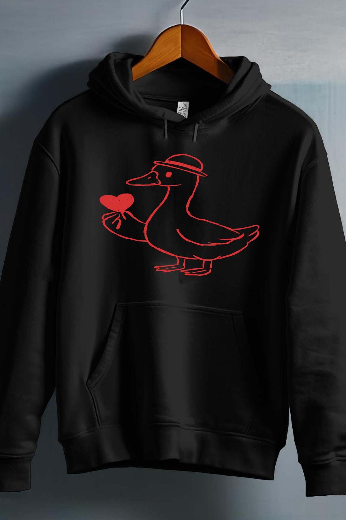 Grossiste I.A.L.D FRANCE - Goose Red - Sweat Capuche Fille
