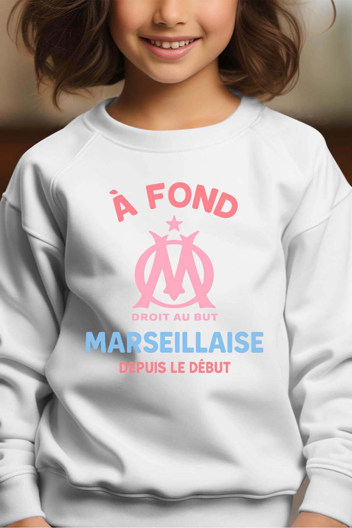 Wholesaler I.A.L.D FRANCE - Fond marseillaise - Crewneck sweatshirt Girl