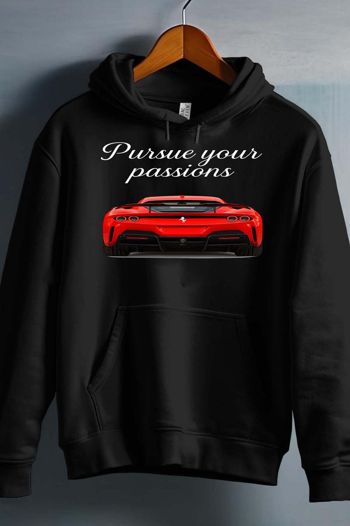 Grossista I.A.L.D FRANCE - Pursue Passions BLANC - Felpa con Cappuccio Ragazzo