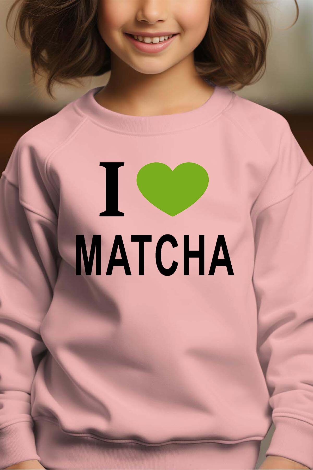 Mayorista I.A.L.D FRANCE - Me encanta Matcha K - Sudadera con cuello redondo Niña