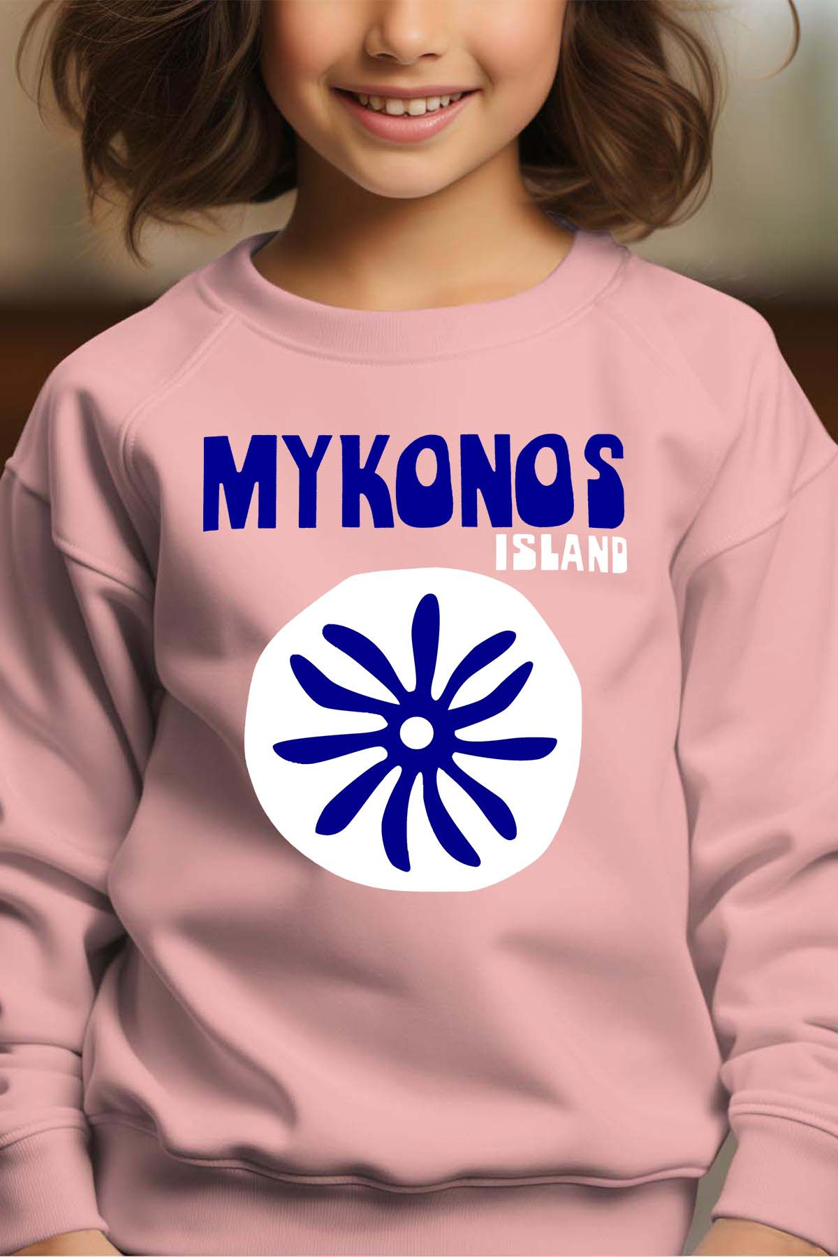 Wholesaler I.A.L.D FRANCE - Mykonos Symb - Crewneck sweatshirt Girl