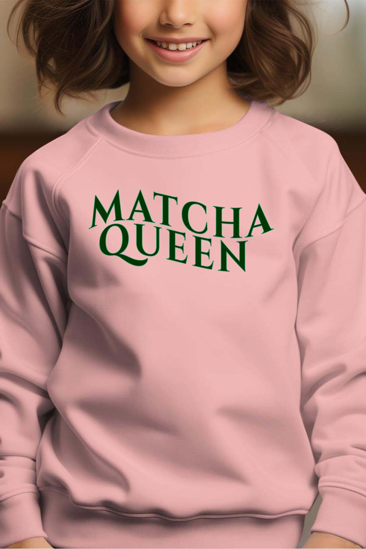 Grossiste I.A.L.D FRANCE - Matcha queen - Sweat Col Rond Fille