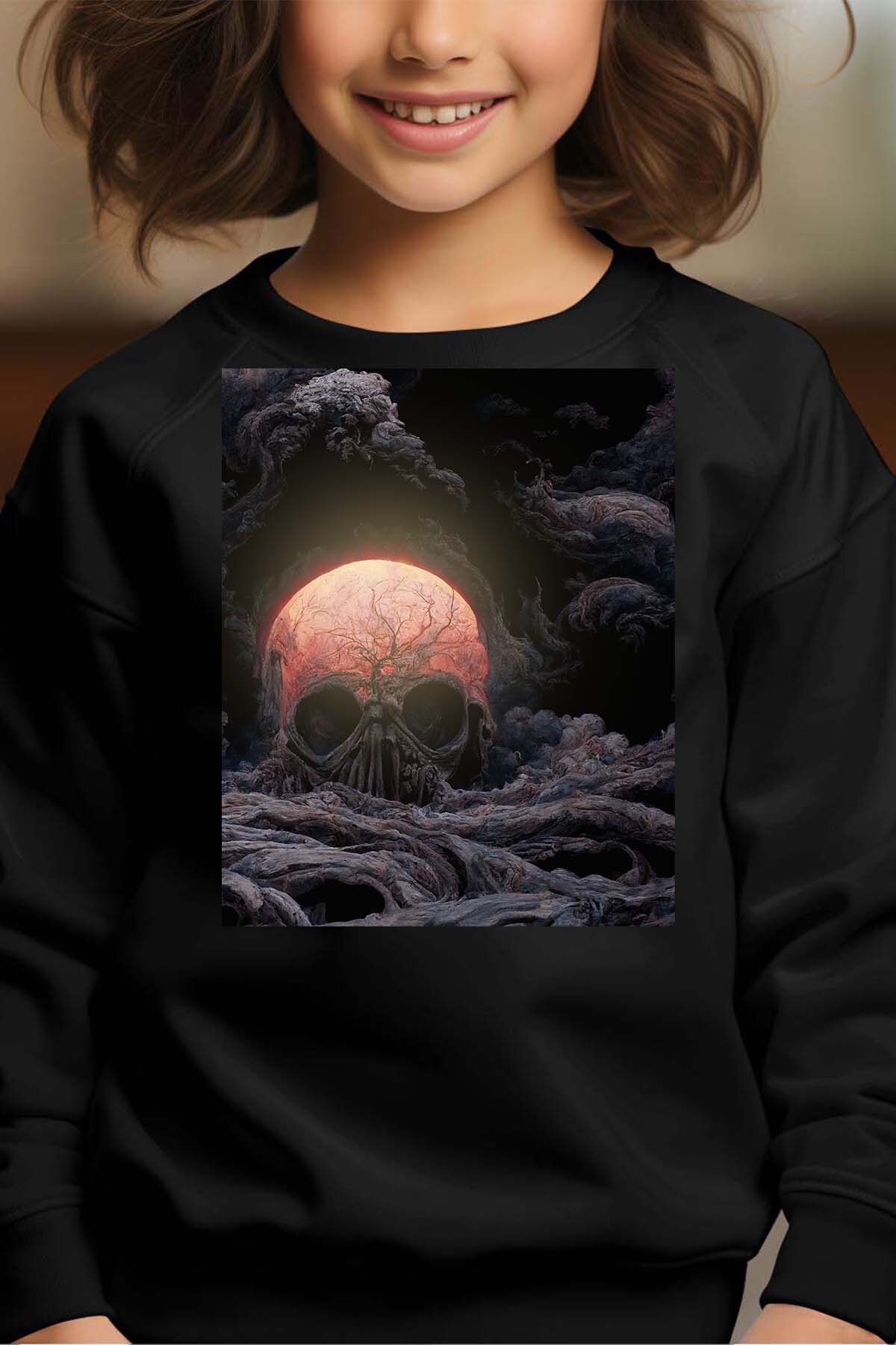 Wholesaler I.A.L.D FRANCE - Skull With The Great Wave Off Kanagawa copy - Crewneck sweatshirt Girl