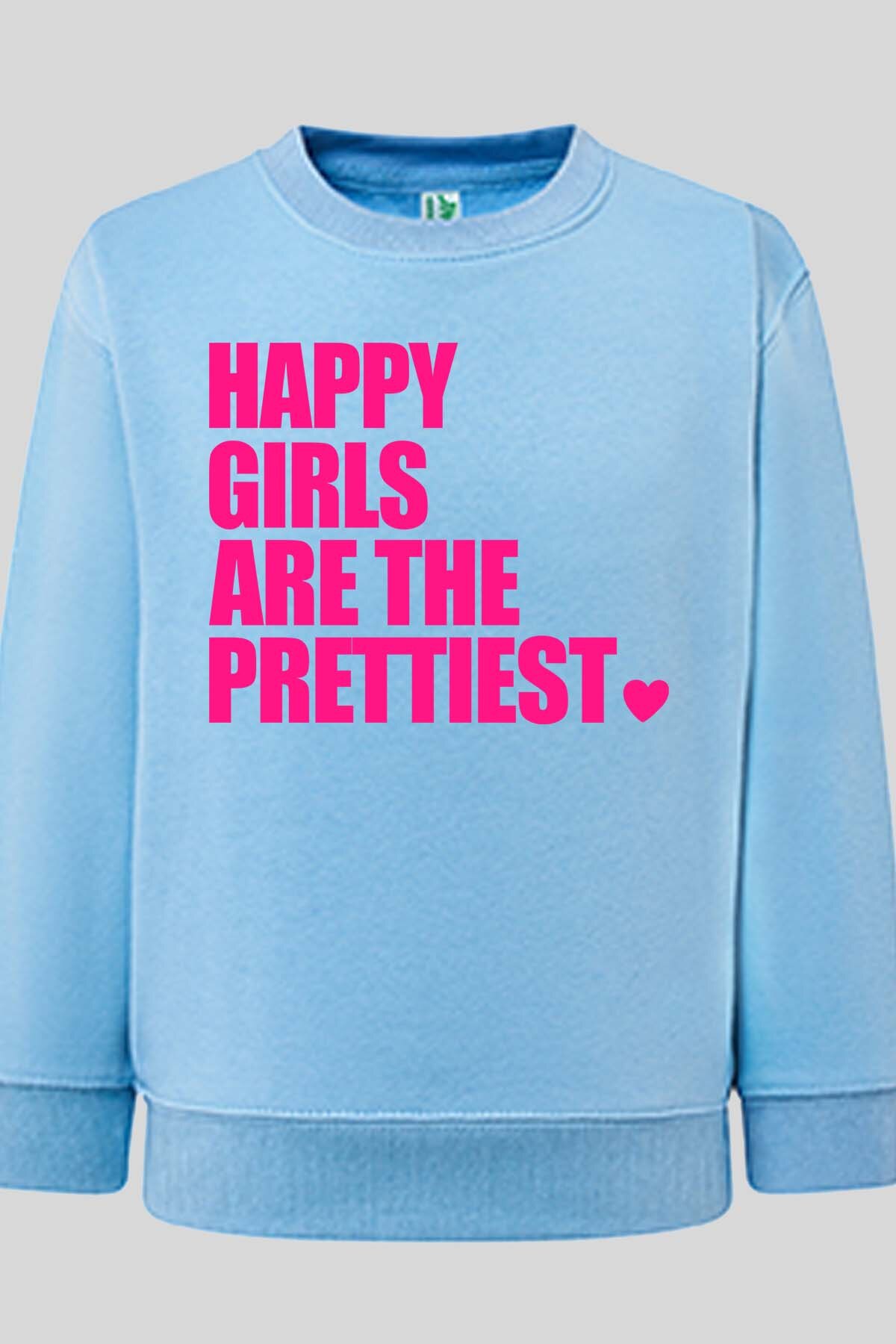 Grossiste I.A.L.D FRANCE - Happy Prettiest - Sweat Col Rond Fille
