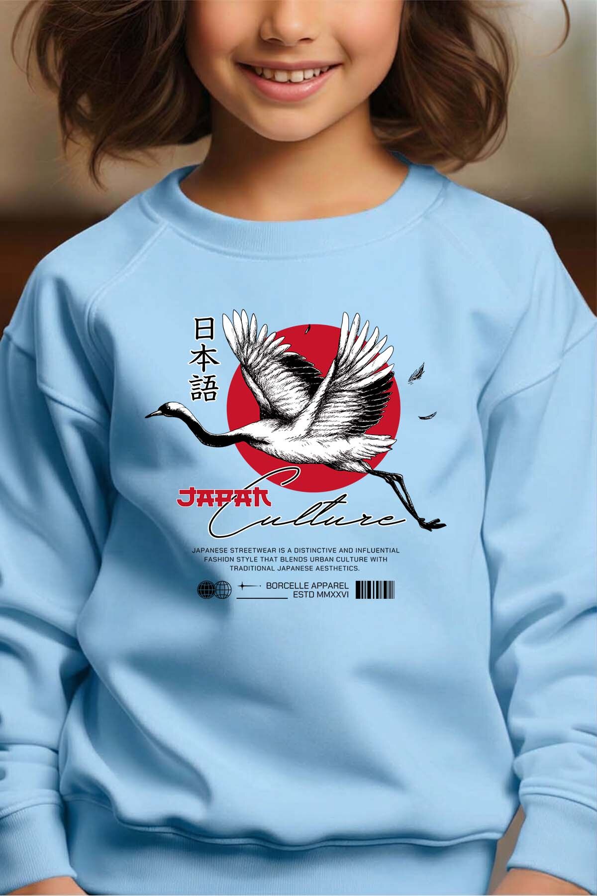 Wholesaler I.A.L.D FRANCE - Red White and Black Streetwear Japan Culture - Crewneck sweatshirt Girl