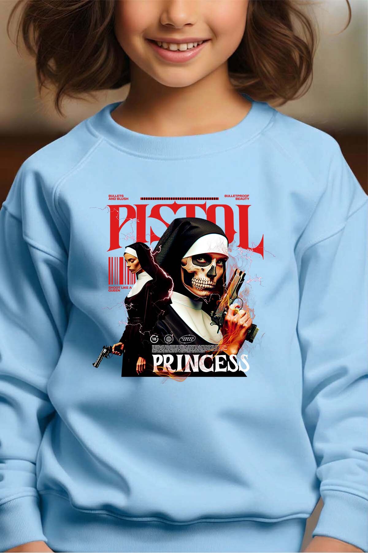Wholesaler I.A.L.D FRANCE - Pistol Princess - Crewneck sweatshirt Girl