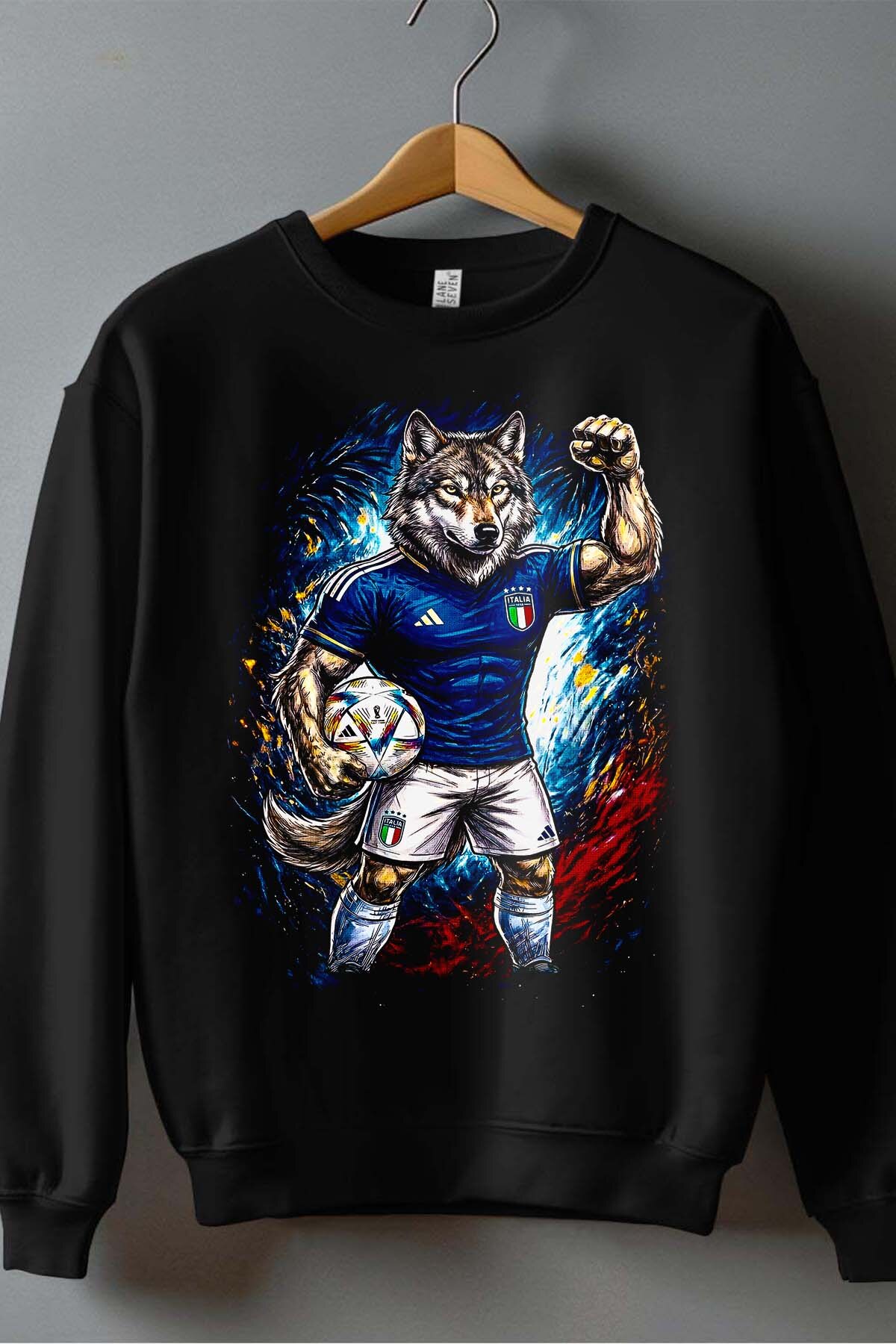 Grossiste I.A.L.D FRANCE - Italia 1 Mascot - Sweat Col Rond Garçon