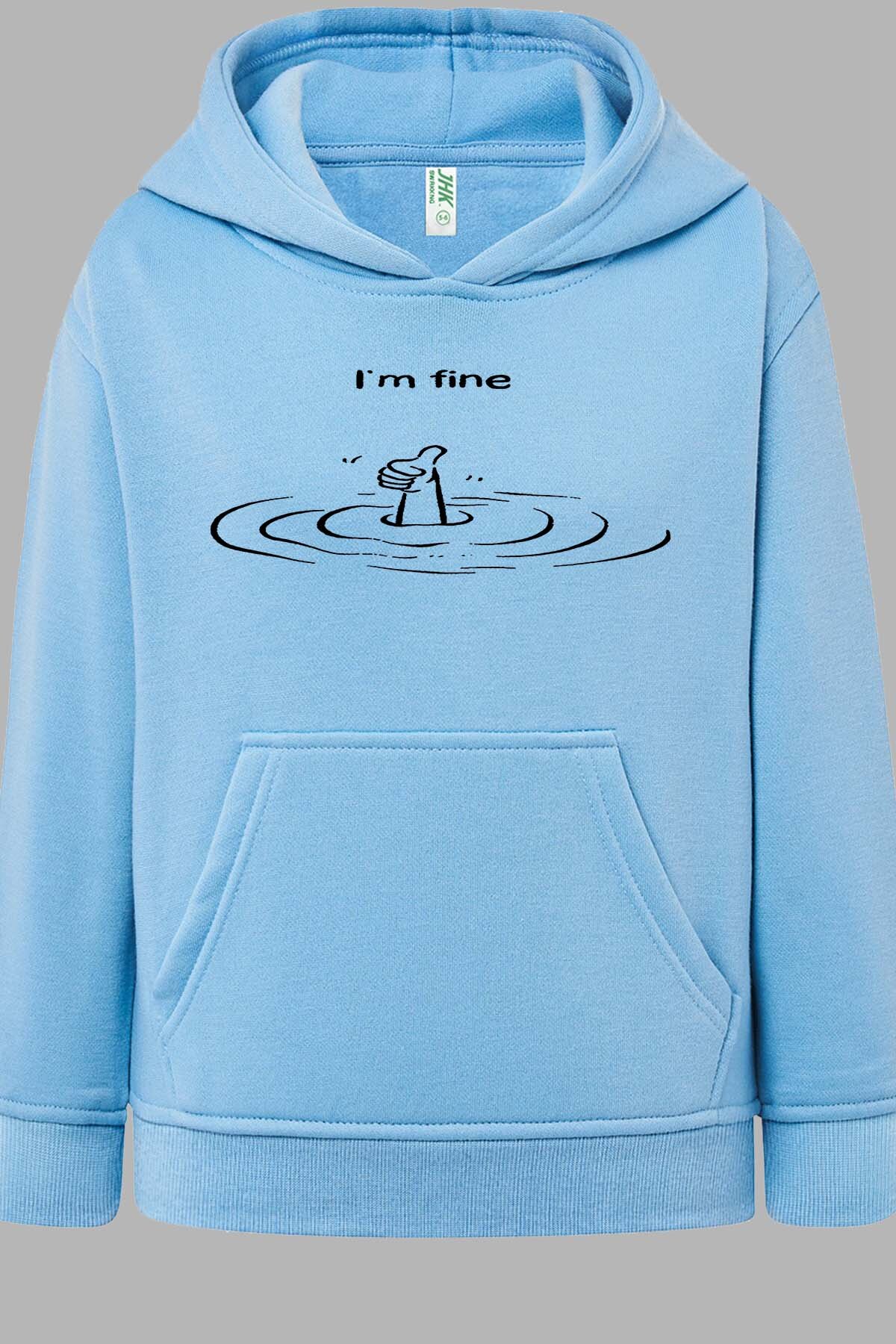 Grossiste I.A.L.D FRANCE - Everything is Fine - Sweat Capuche Garçon