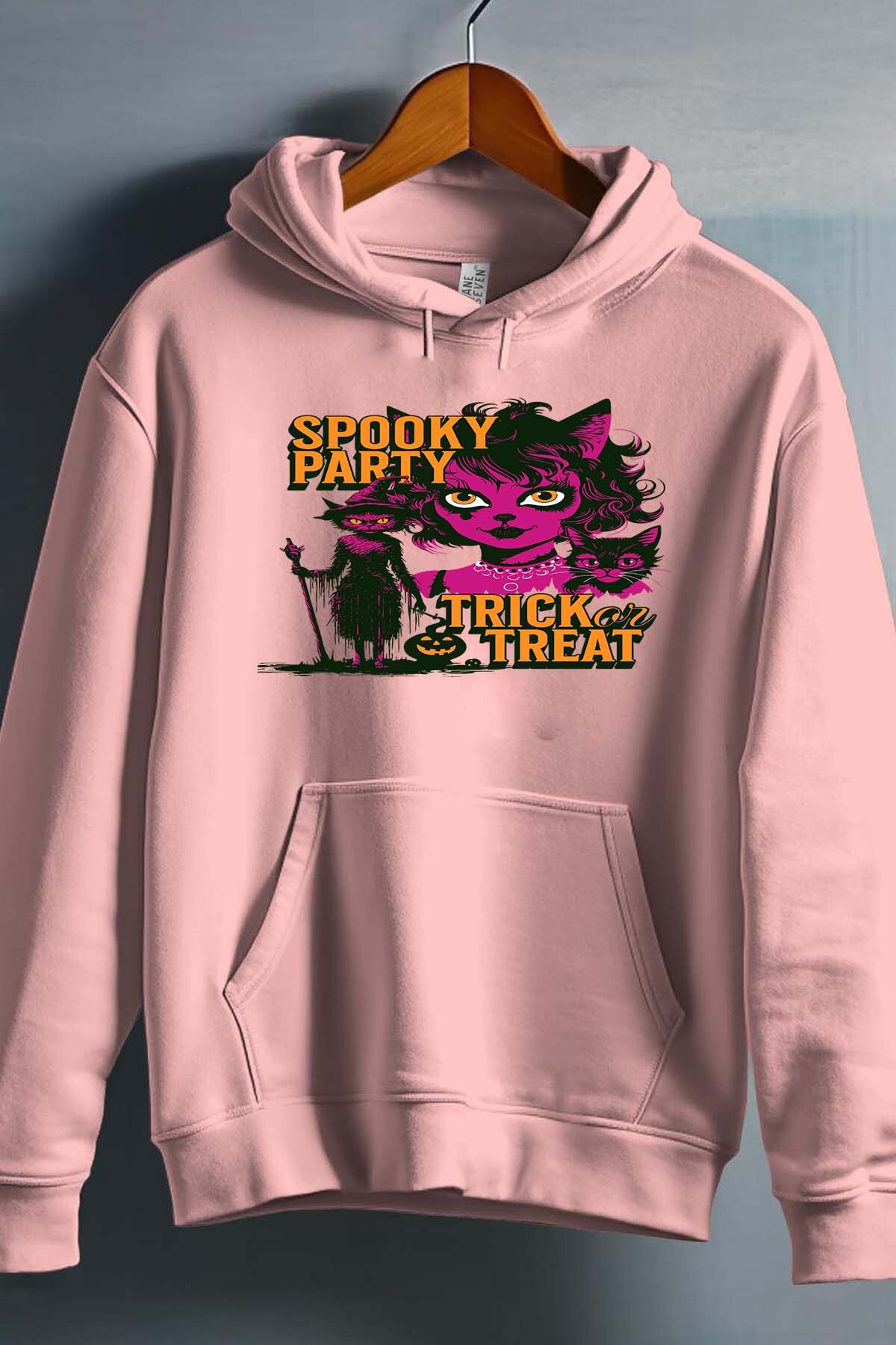 Grossiste I.A.L.D FRANCE - Spooky Party Trick or Threat - Sweat Capuche Fille