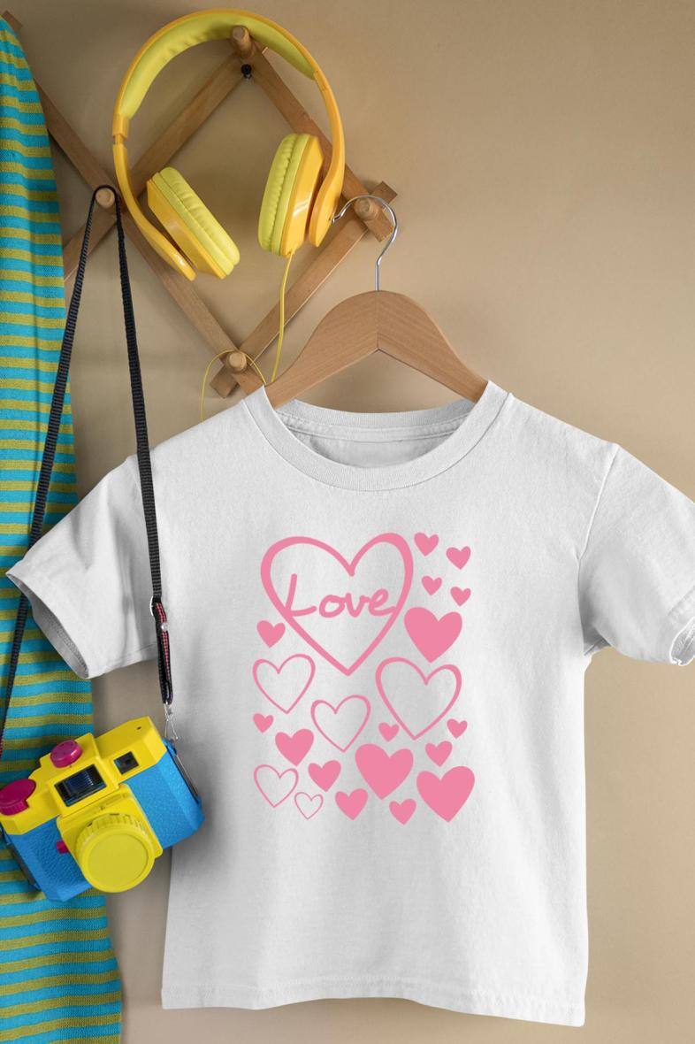 Grossiste I.A.L.D FRANCE - T-shirt Fille | Multi coeur