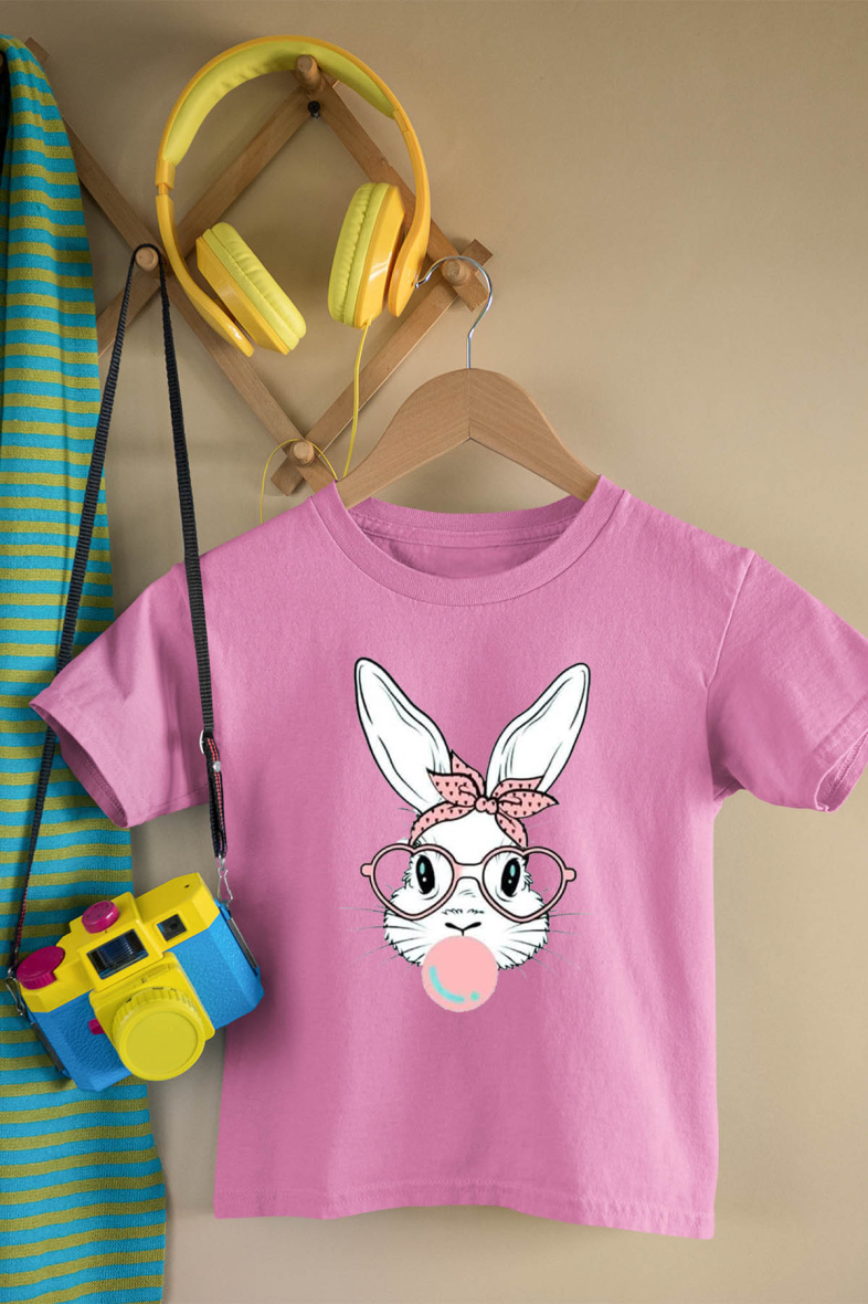 Grossiste I.A.L.D FRANCE - T-shirt Fille | Rabbit gum