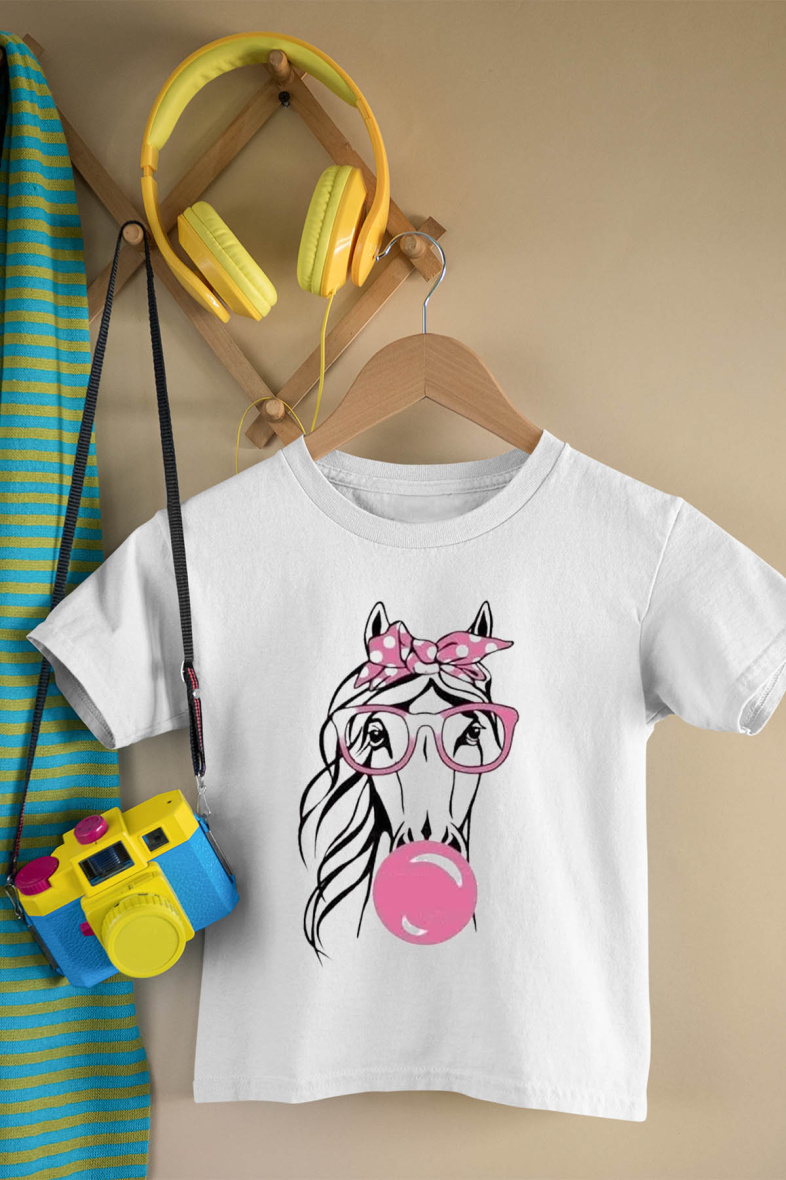 Grossiste I.A.L.D FRANCE - T-shirt Fille | Horse gum