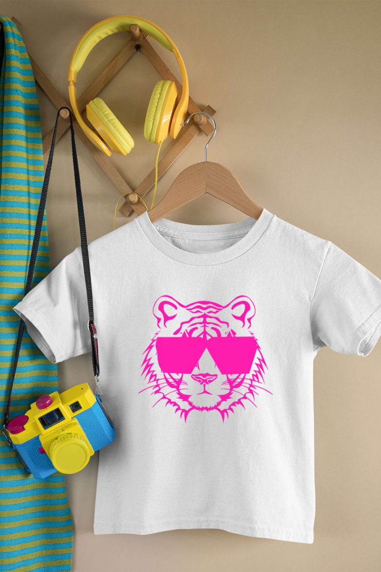 Grossiste I.A.L.D FRANCE - Tshirt Fille | Tiger glasses