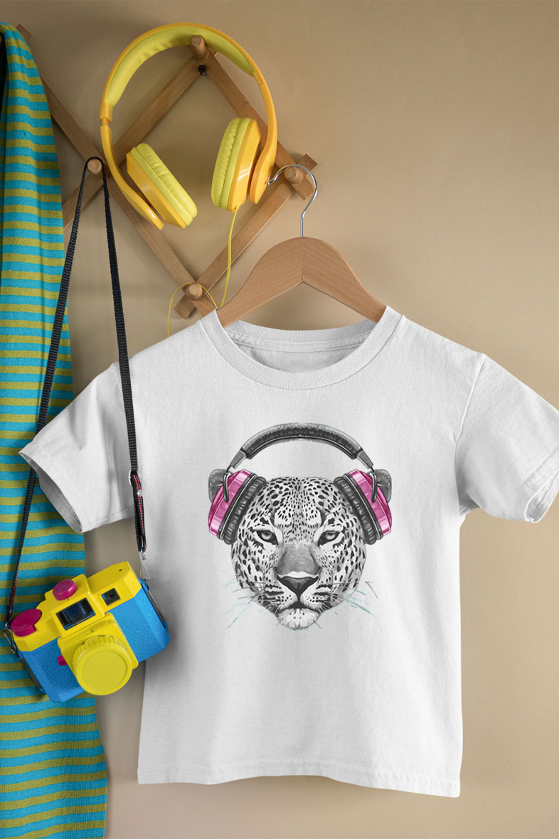 Grossiste I.A.L.D FRANCE - Tshirt Fille | Leo headphones