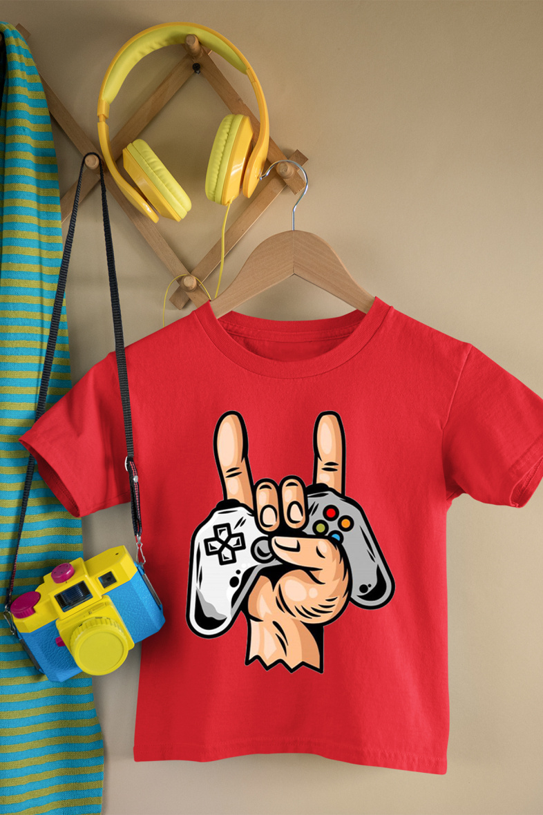 Grossiste I.A.L.D FRANCE - Tshirt Garçon | main manette gamer