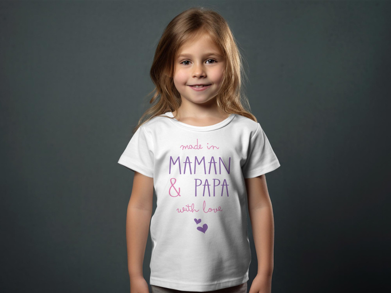 Wholesaler I.A.L.D FRANCE - Child T-shirt | love minnie