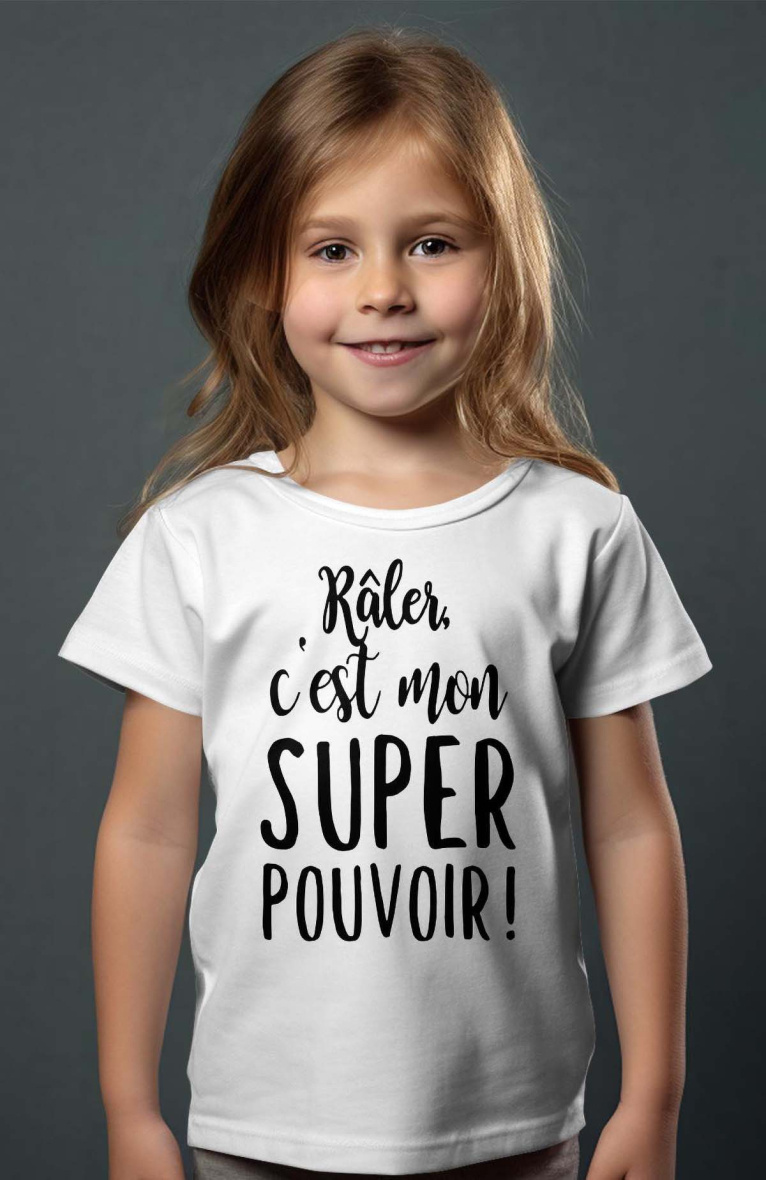 Wholesaler I.A.L.D FRANCE - Girl's tee |Raler super pouvoir